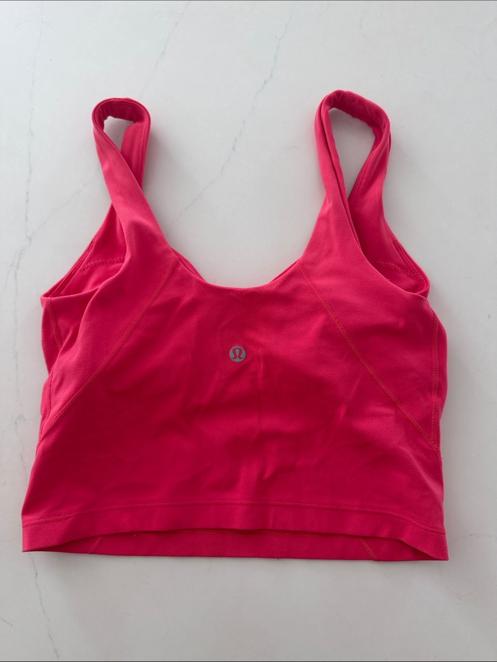 lululemon athletica Vibrant Pink Sports Bra Tank. Size 4
